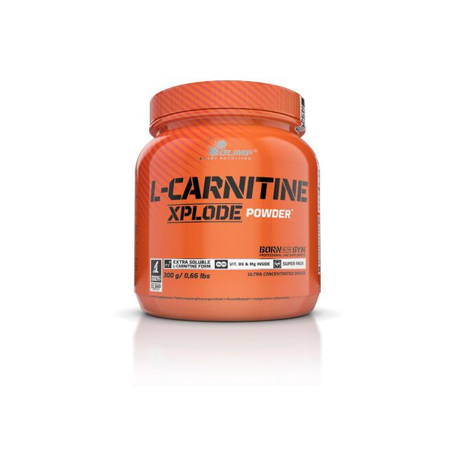 L-Carnitine Xplode Powder, 300 g, Orange 