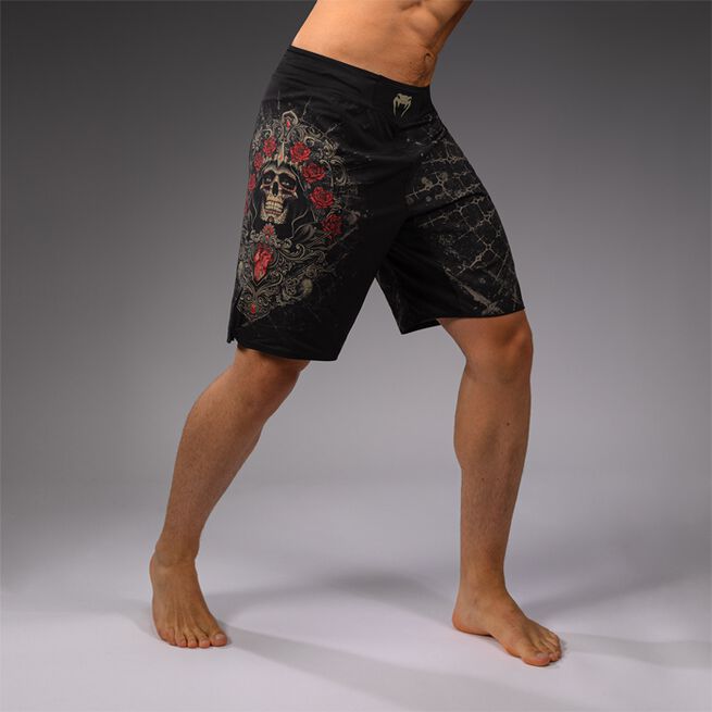 Santa Muerte 5.0 Fight Shorts Svart Guld