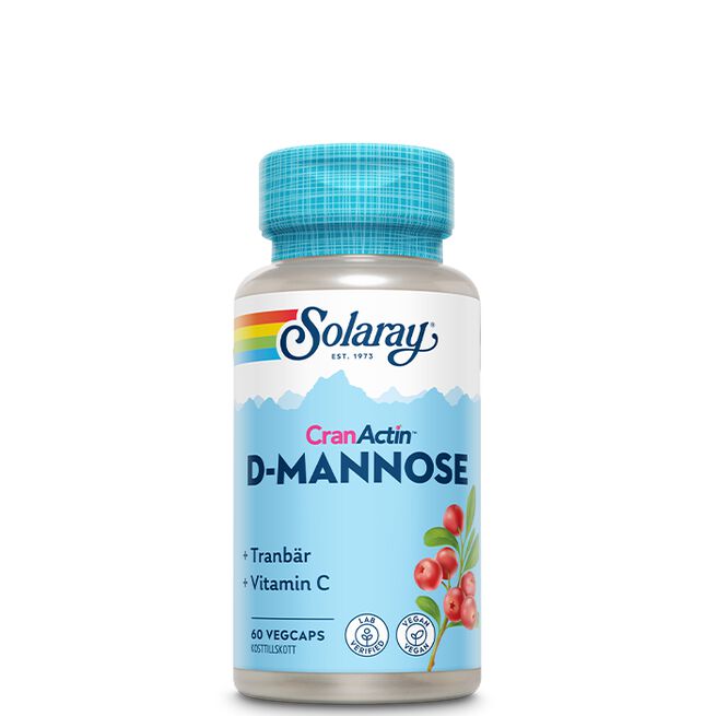 D-Mannose CranActin C-vitamin 60 kapslar