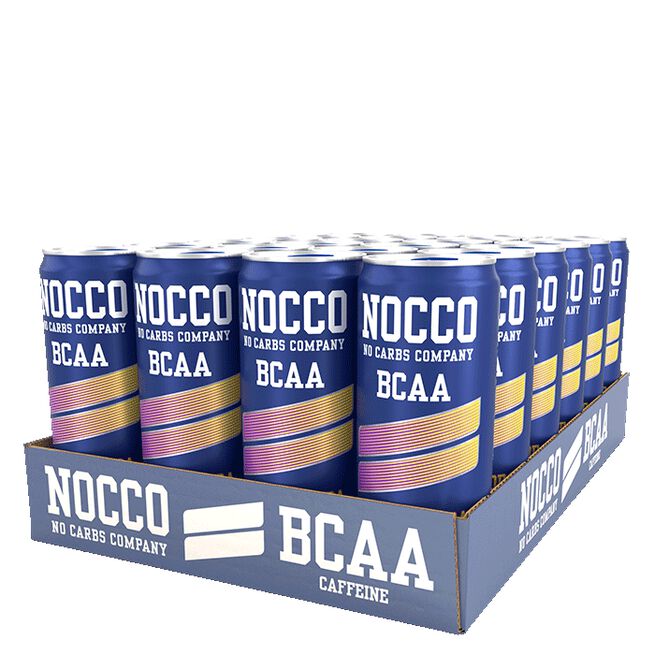 24 x NOCCO BCAA, 330 ml, Cloudy Soda 