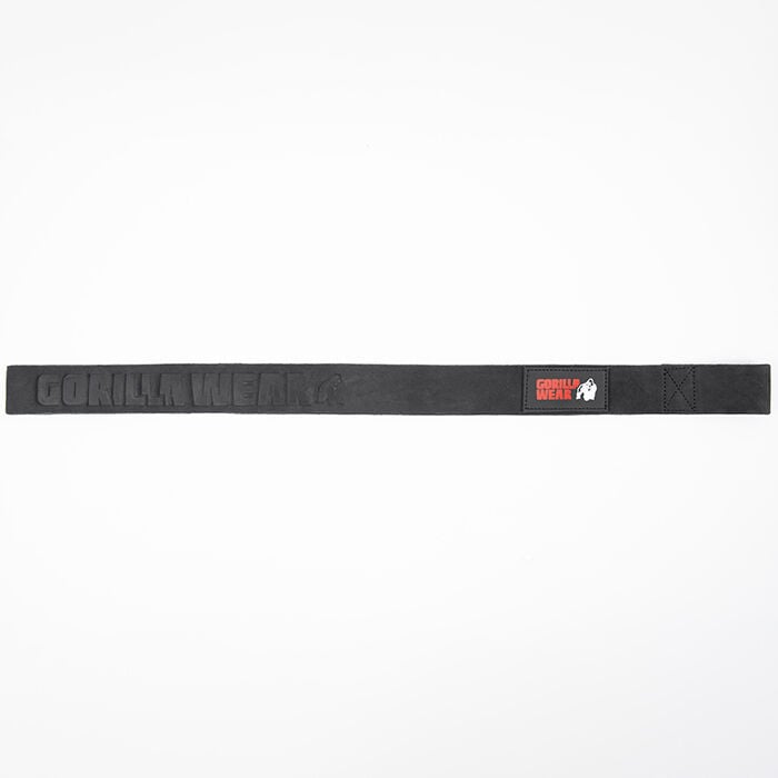 Lifting Straps L&auml;der Svart