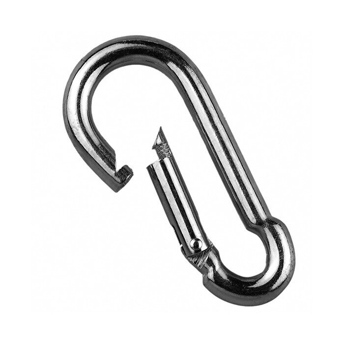 Karbinhake 8 mm Krom
