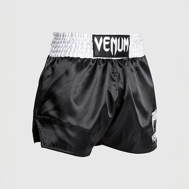 Classic Muay Thai Shorts Svart/Vit