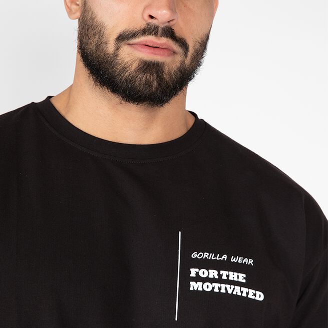 Boise Oversized Long Sleeve, Black