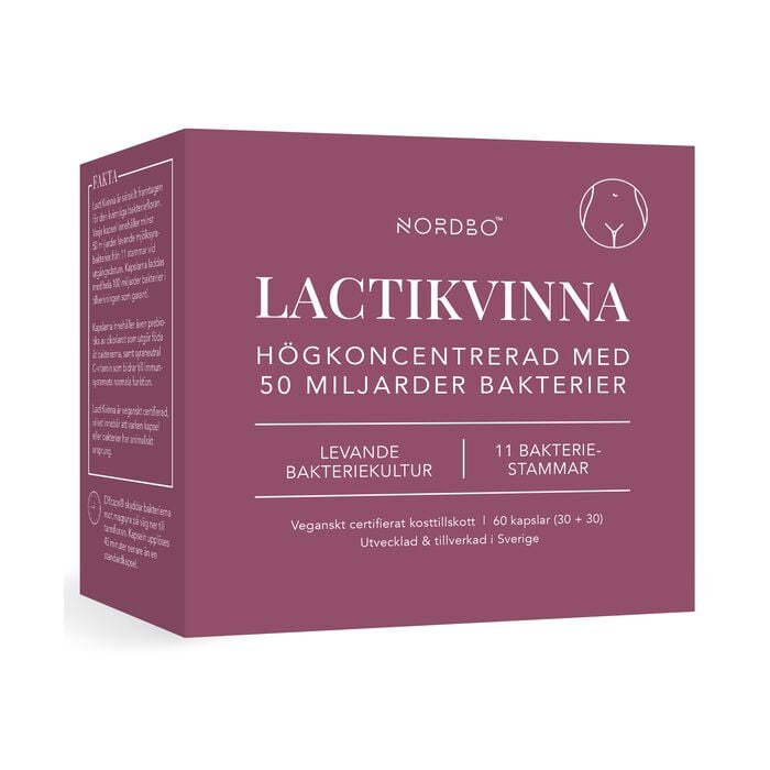 LactiKvinna 50 miljarder 60 kapslar