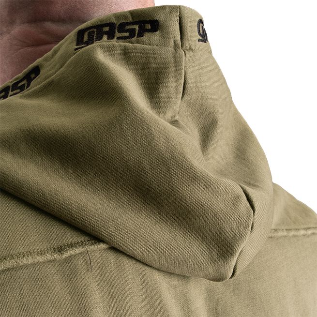 Pro Gym Hoodie Acid Wash Grön