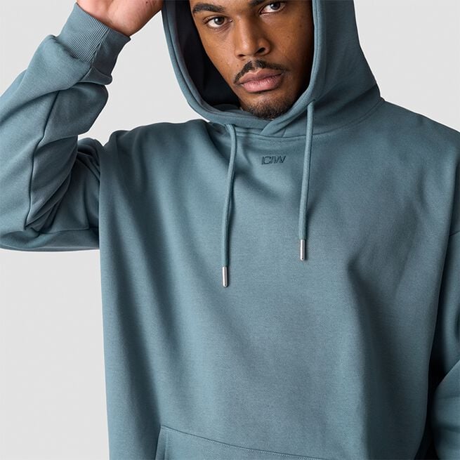 Everyday Relaxed Hoodie Blå