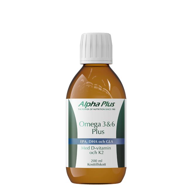 Omega 3 & Omega 6 Plus 200 ml Citron Citron
