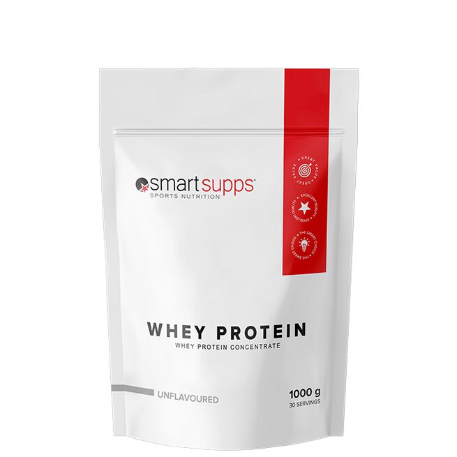 SmartSupps Whey Protein, 1 kg, Unflavoured 
