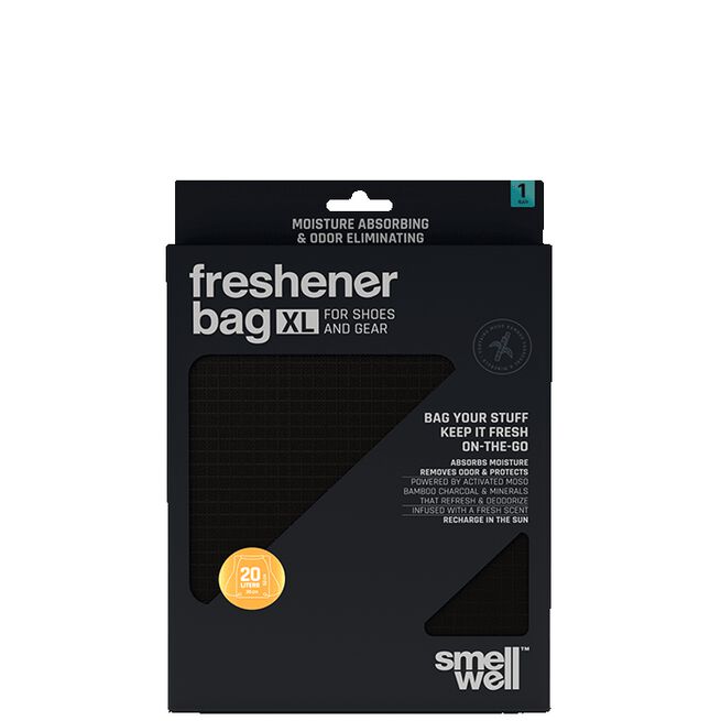 SmellWell - Freshbag XL , Solid Black 