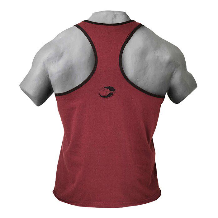 Vintage T-Back Linne M&ouml;rkr&ouml;d