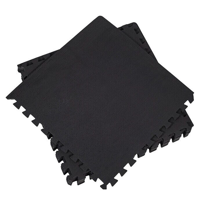 Golvskydd Pussel 61x61 cm Svart 6st