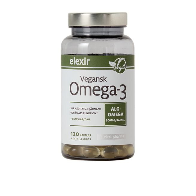 Vegansk Omega-3 120 kapslar