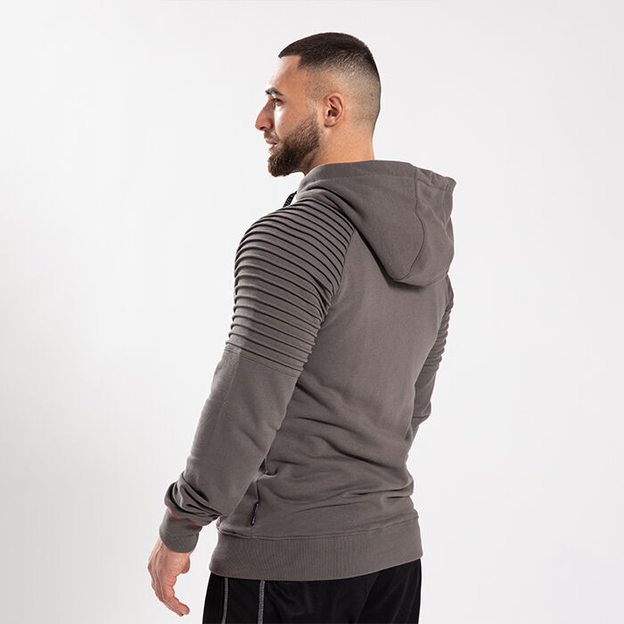 Georgia Zipped Hoodie, Grey