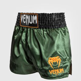 Venum Classic Muay Thaï Short, Green/Black/Gold, L  Classic Muay Thai Shorts Grön/Svart/Guld