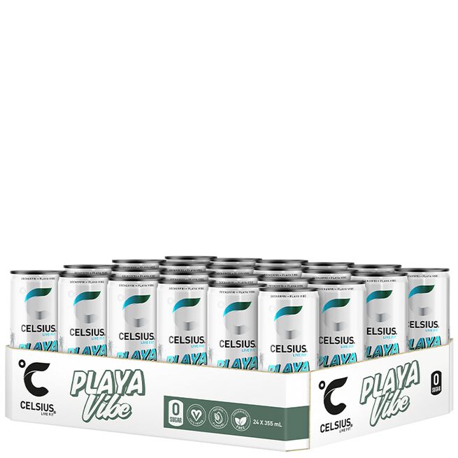 24 x Celsius Energidryck 355 ml Playa Vibe