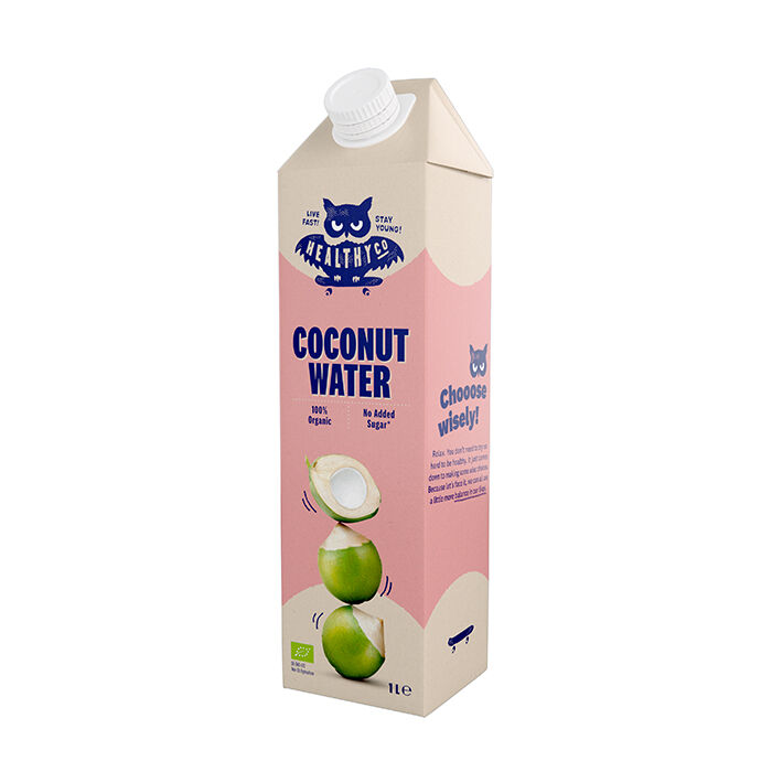 HealthyCo Ekologiskt Kokosvatten, 1 L Kokos