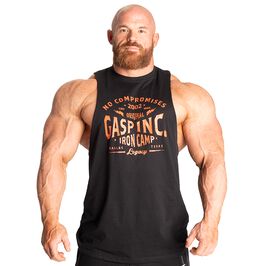 Original Cut Out Tank, Black/Flame, S  Original Cut Out Linne Svart/Orange