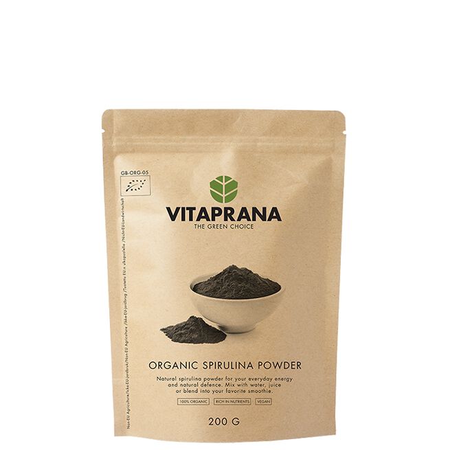 Ekologiskt Spirulina Pulver, 200g
