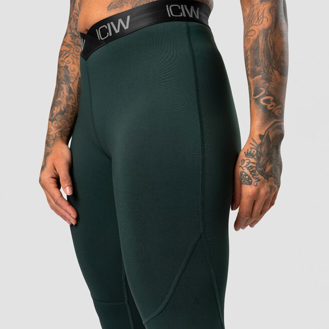 ICANIWILL Ultimate Training V-shape Tights, Deep Green