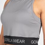 Gorilla Wear Colby Cropped Tank Top, Grey