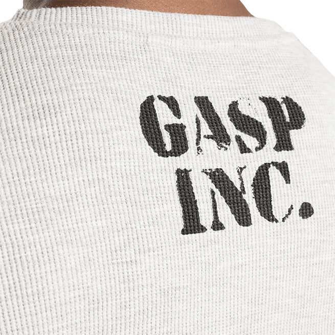 Thermal Gym Sweater, Grey Melange