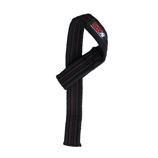 Hardcore Lifting Straps, black/red 