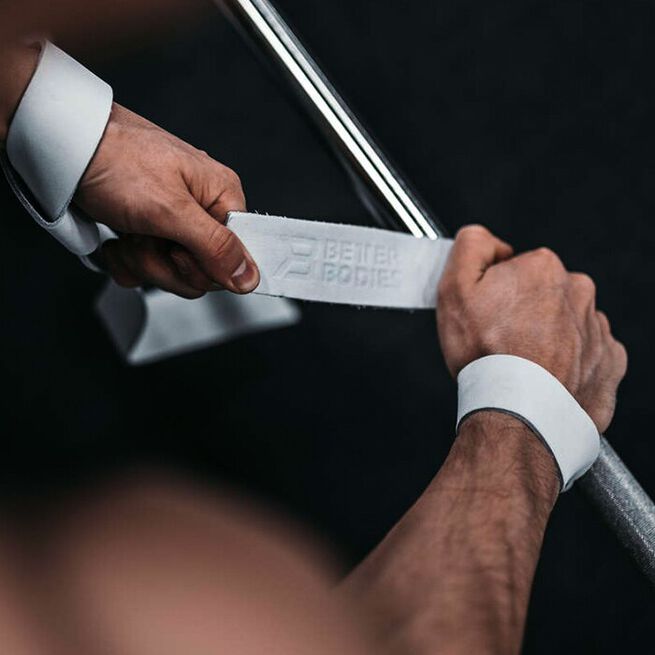 Lifting Straps Läder Grå