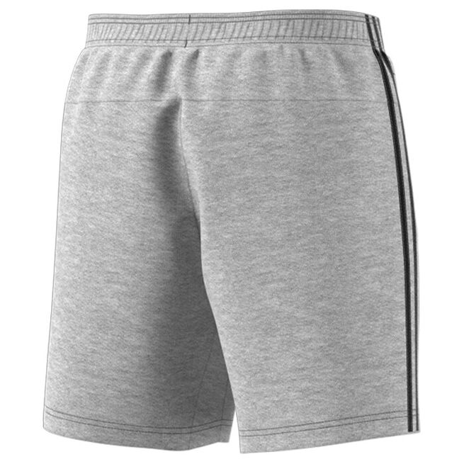 ADIDAS 3 Stripe Shorts, Grey, S 