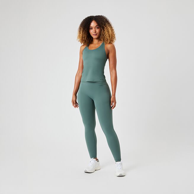 Borg Soft Racerback Linne Grön