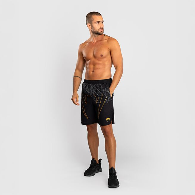 Serpenti Träningsshorts Svart Silver Guld