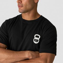 Everyday Cotton T-shirt Print, Black, L  Everyday T-shirt Print Svart