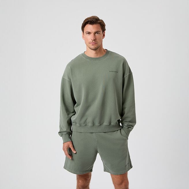 Oversized Sweatshirt Grön