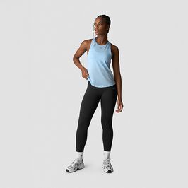 High Neck Tank Top, Arctic Blue, L  Träningslinne Blå