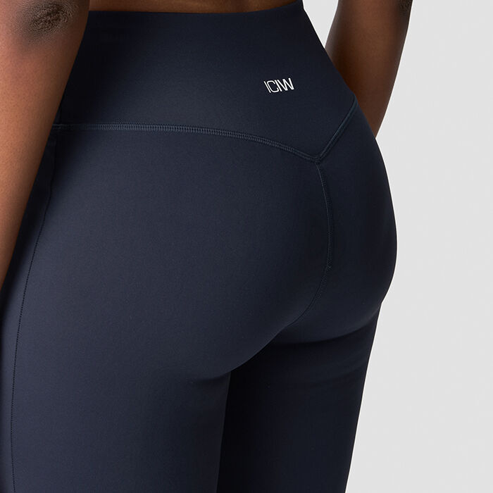 Nimble Flared Tights Marinbl&aring;