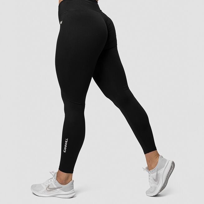 Scrunch Tights, Black