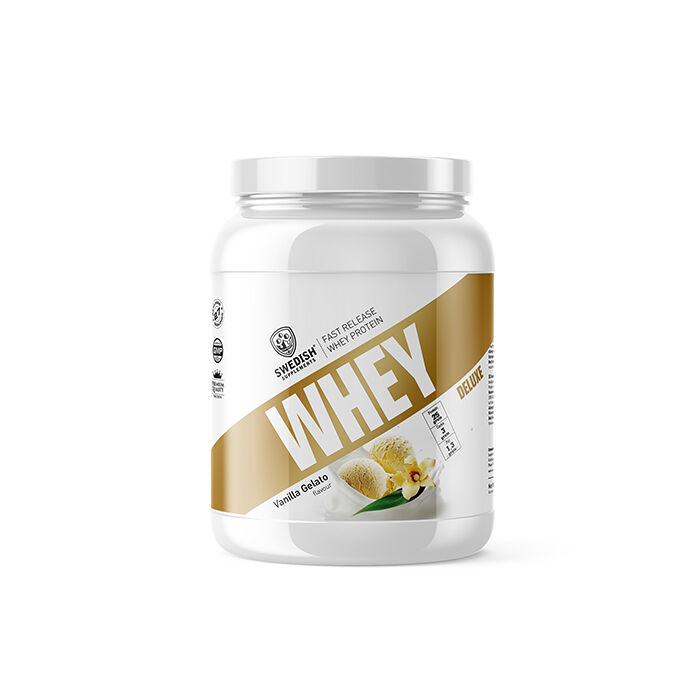 Whey Deluxe Vassleprotein 900 g vanilla_gelato