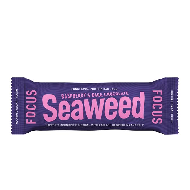 Seaweed Focus Protein Bar Raspberry 50 g