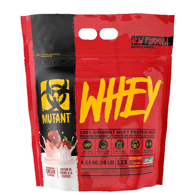 Mutant Whey Vassleprotein 4,5 kg Strawberry Cream