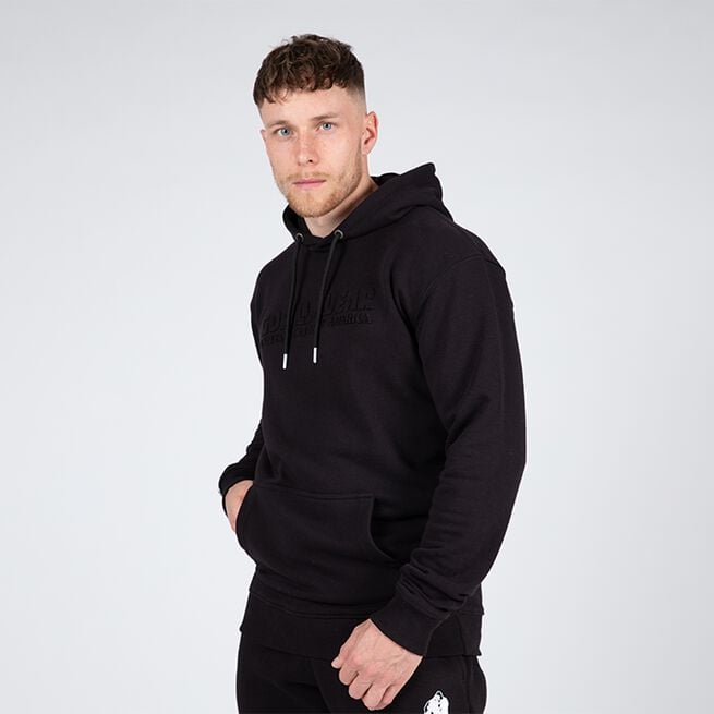 Gorilla Wear Crowley Oversized Men's Hoodie, Black