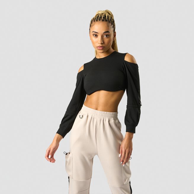 ICANIWILL Stance Cropped Long Sleeve Black