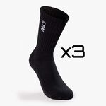 Training Unisex Socks 3-pack, Black, 39-41 