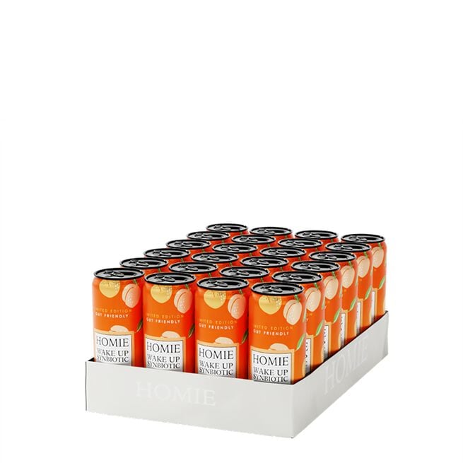 24 x Homie Synbiotic Peach nectarine