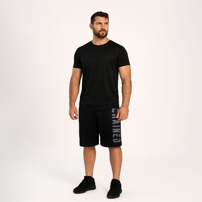 Chained Mesh Shorts Svart