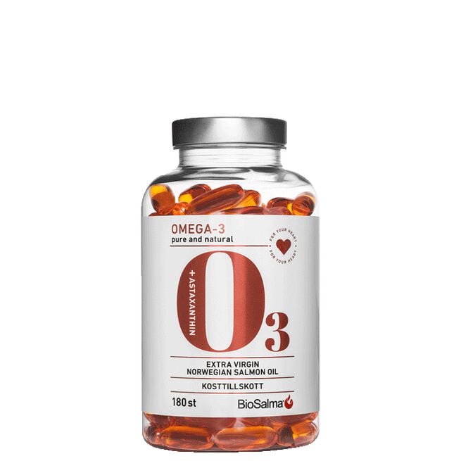 Omega-3 Salmon Oil 1000mg 180 kapslar