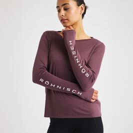 Team Logo Long Sleeve, Huckleberry, L  Team Logo Långärmad Lila