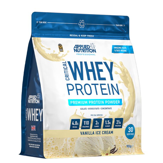 Critical Whey Vassleprotein 900 g Vanilla Ice Cream