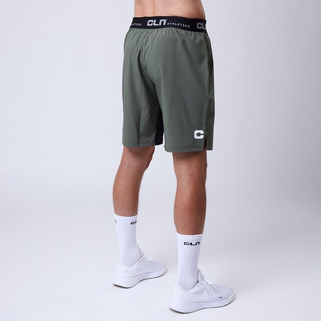 CLN Dino Stretch Shorts, Moss Green