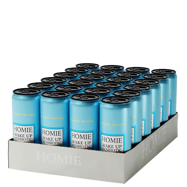 24 x Wake Up Synbiotic Funktionsdryck 330 ml Lemonade