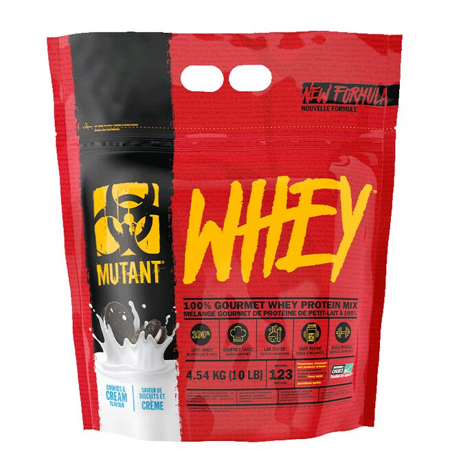 Mutant Whey Vassleprotein 4,5 kg Cookies & Cream